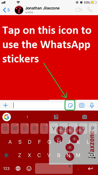 Whatsapp sticker download link