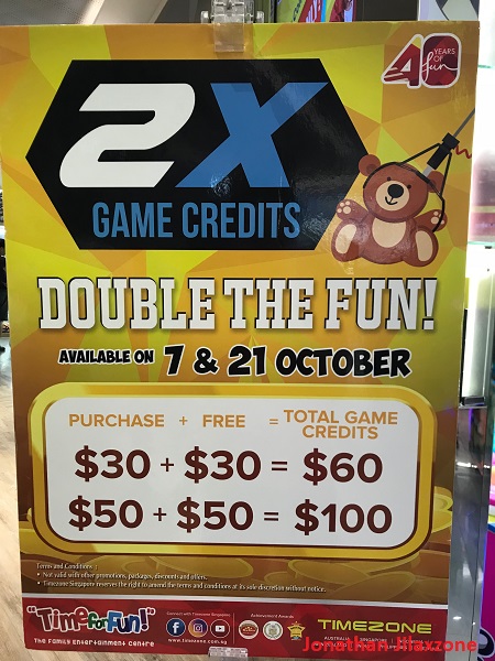 timezone singapore promotion double game credit jilaxzone.com