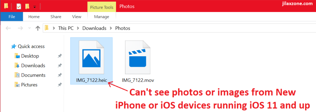 unable to see iphone heic image on windows jilaxzone.com