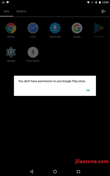 Android Guest mode Restricted Profile no access to Google Play jilaxzone.com