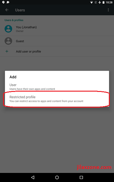 Android lock app without any lock jilaxzone.com Restricted profile