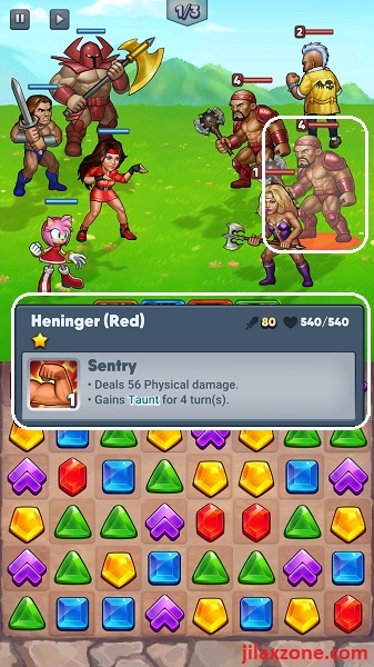 Sega Heroes Cheats Tips Tricks check enemy status jilaxzone.com