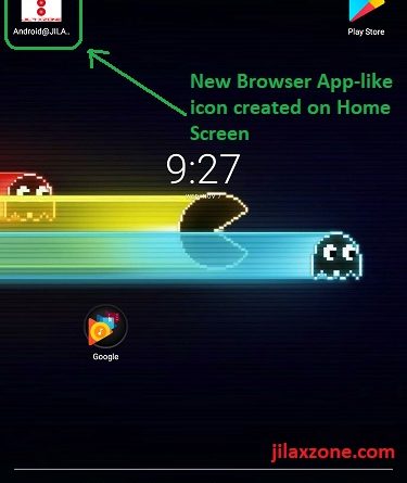 android browser tweak jilaxzone.com add to home screen icon