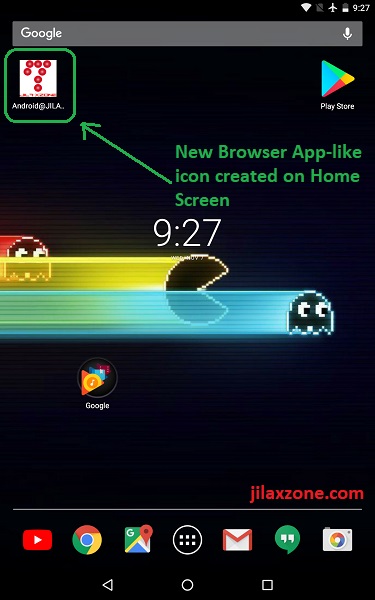 android browser tweak jilaxzone.com add to home screen icon