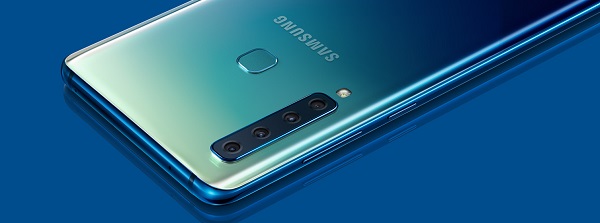 Samsung Galaxy A9 phone with 4 cameras jilaxzone.com