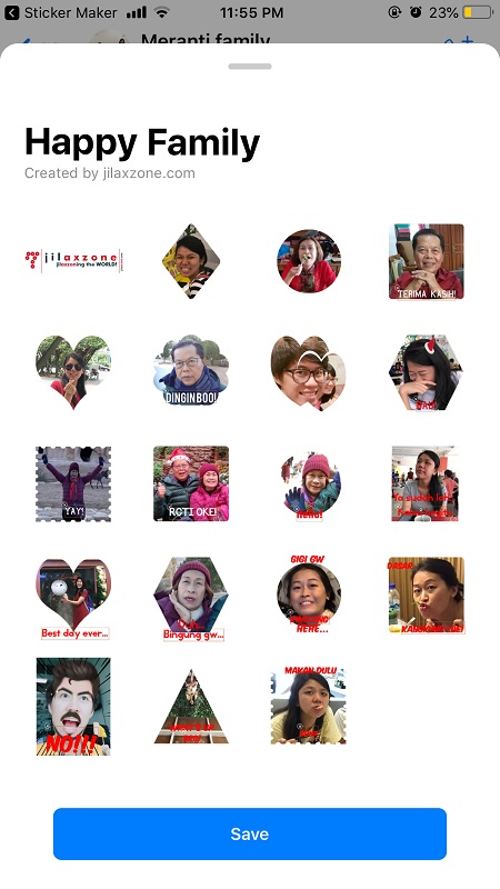 Create own WhatsApp Sticker jilaxzone.com