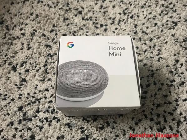 Google Home Mini unboxing jilaxzone.com