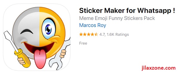 WhatsApp Sticker Maker for Android by Marcos Roy jilaxzone