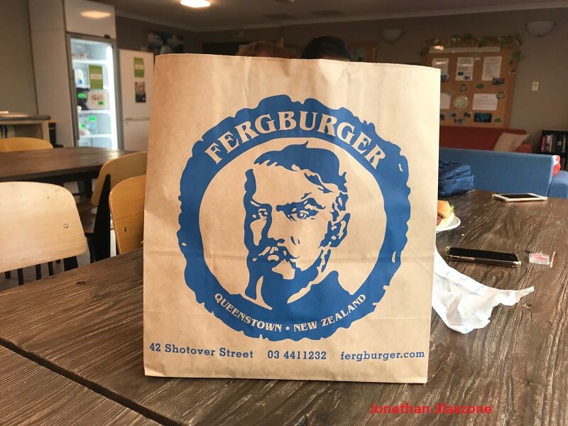 Fergburger logo and bag jilaxzone.com