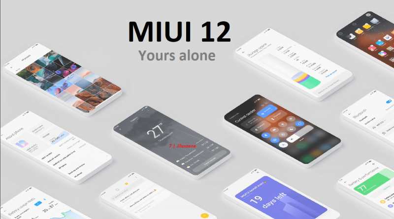 xiaomi miui 12 yours alone logo jilaxzone.com