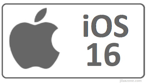 apple ios 16 logo jilaxzone.com
